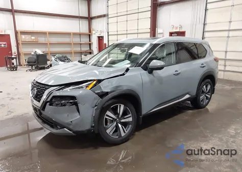 2021 Nissan Rogue Sl Intelligent Awd z USA, uszkodzony, nr VIN 5N1AT3CB6MC843016